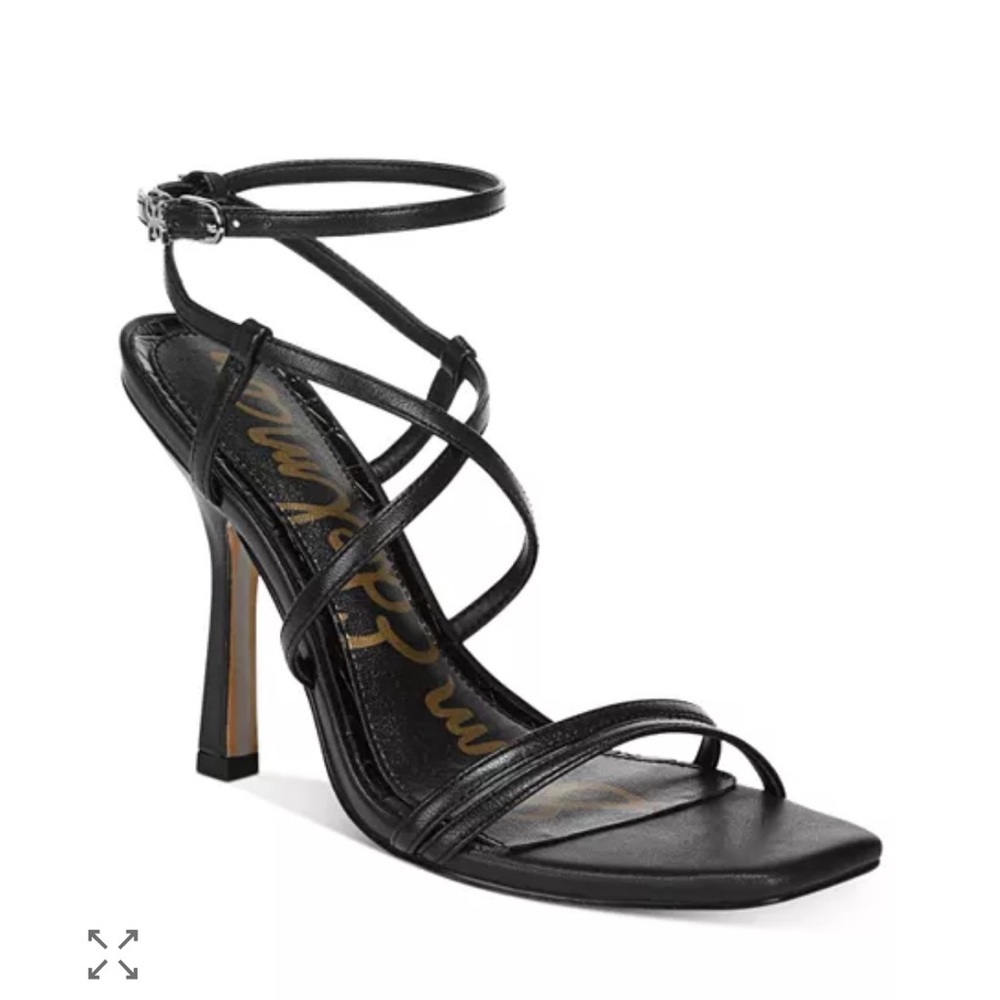 Sam Edelman Black Strappy Heels